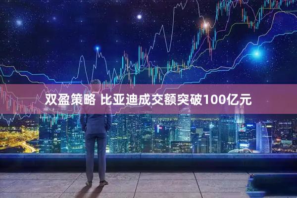 双盈策略 比亚迪成交额突破100亿元